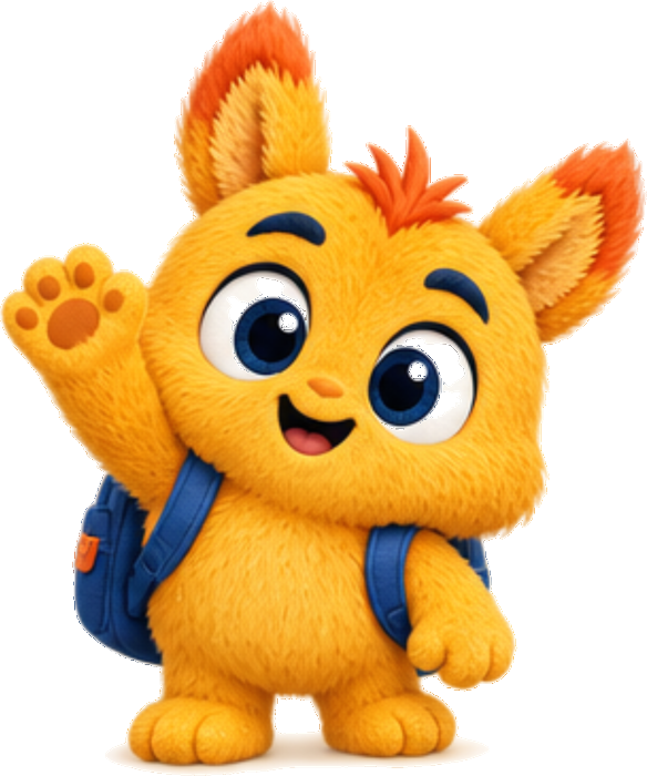 Pip waving hello
